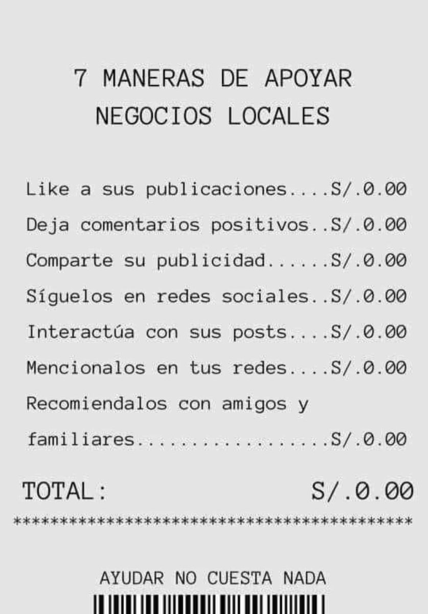 #ConsumeLocal #vecinos #ApoyemosElComercioLocal