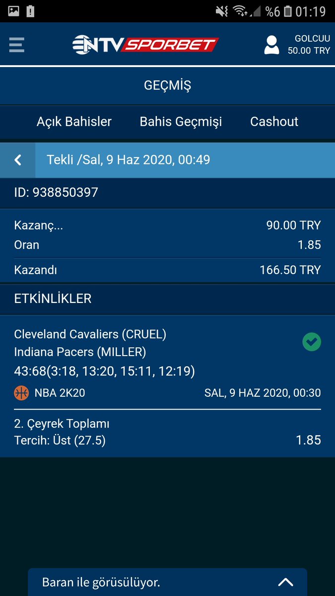 🔊 DUYURU <a href="/nsbet_tr/">NTVSPORBET #EvindeKal 🏠</a> 
Hakli olarak kazandığım 460tl yi ödememek için bahaneler kullanarak  bakiye mi 50 tl ye düşürüp bana ikili kombine 1.80 şartı koydular.
Ekran görüntülerinde görüldüğü gibi bonusu genel şartlara uygun açık ve net şekilde 3 olasılıklı bahisle çevirdim.