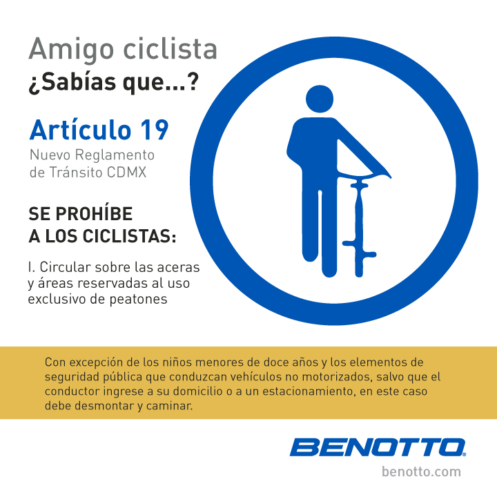 bicisBENOTTOmx's tweet photo. AMIGO CICLISTA
¿Sabías que...?
No es deshonroso desmontar de la bici.
Conoce el reglamento de tránsito de tu ciudad, por una nueva #CulturaVial

#MovilidadUrbana #BicicletasBENOTTO #ReglamentoDeTránsito https://t.co/qeqJIkHjdY