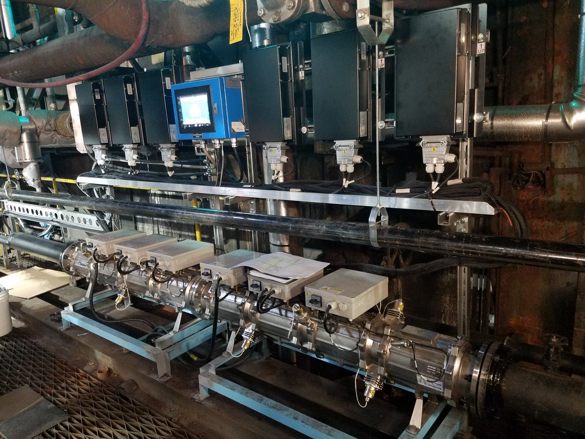 atlantiumuv's tweet photo. Learn how a North American baseload power station installed Atlantium's Hydro-Optic™ UV system to meet boiler make up water dechlorination needs and protect its ion exchange (IX) demineralization process - https://t.co/XdjtJKcVji.
#dechlorination #powerindustry #UVdisinfection https://t.co/OMroRwAtO1