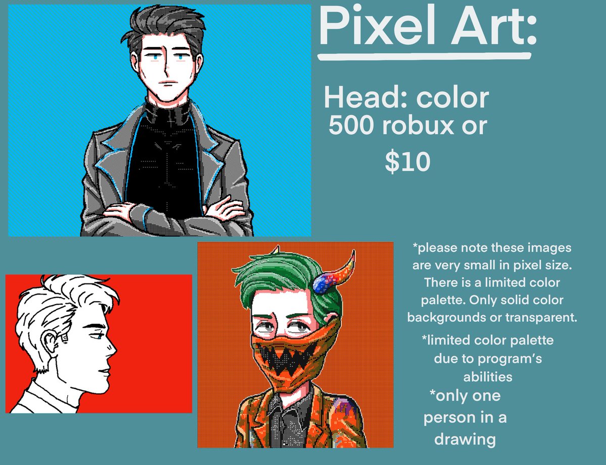 Luciole On Twitter Commissions Open 0 Only Gonna Take A Couple Please Read The Guidelines Dm If You Re Interested On Twitter I Prefer If You Re Paying With Robux You Pay With Group - robux pixel art