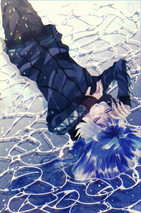このまま溶けてしまいたい
 #ツイステファンアート 