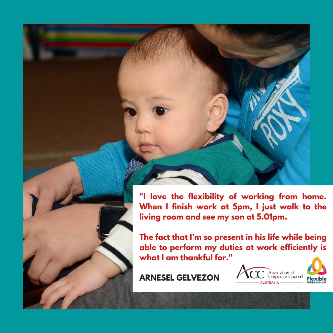 Tomorrow is Flexible Working Day, a day to celebrate benefits of flexible work. ACC Australia cultivates a flex culture and this week we are sharing some of the benefits to this ethos here on our socials.
#FWDay2020 #FlexibilityIsTheFuture #FlexWorkFullLife