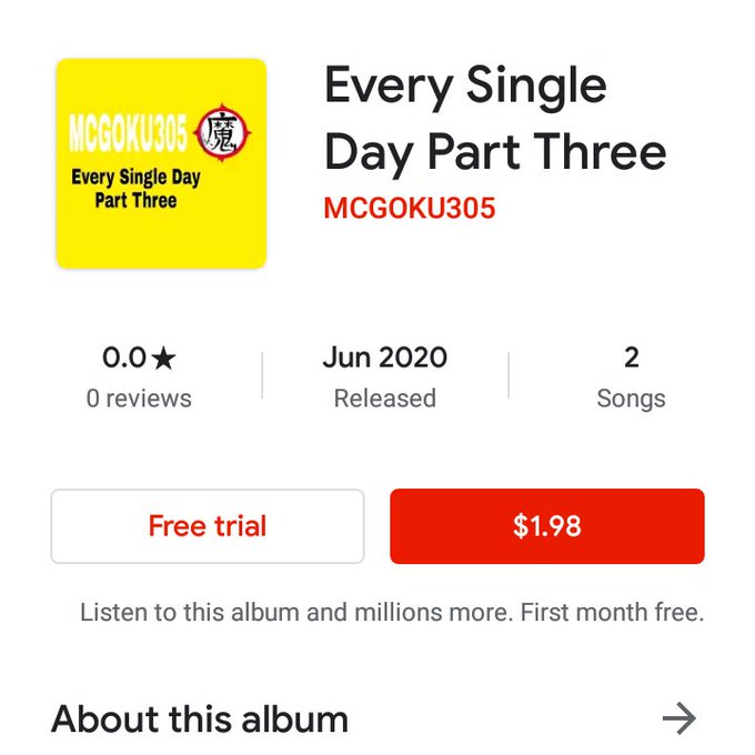 Every Body Go And Download/Stream My New Single Every Single Day Pt. 1 From @amazonmusic @iTunes @GooglePlay<a href="/tag/blacklivesmatter"class="tags"><span>#blacklivesmatter</span></a><a href="/tag/amazon"class="tags"><span>#amazon</span></a><a href="/tag/musicmonday"class="tags"><span>#musicmonday</span></a><a href="/tag/alllivesmatters"class="tags"><span>#alllivesmatters</span></a>