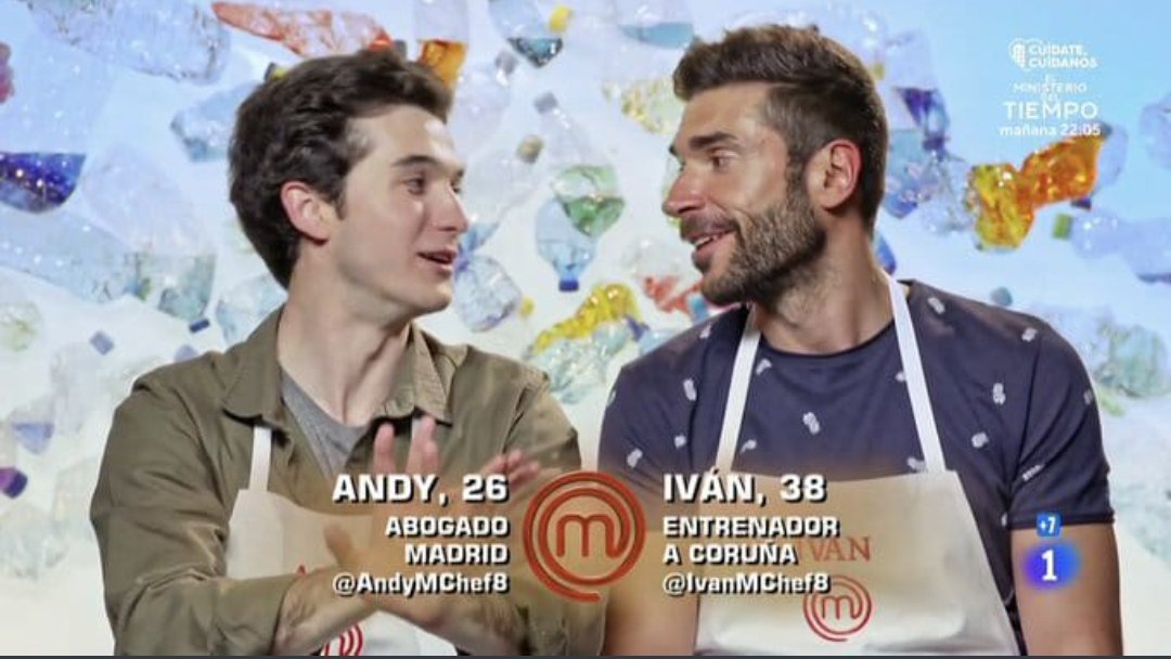 FleckerdGirl's tweet photo. No sería interesante una final con estos dos? #MasterChef https://t.co/E9VWZJn1zJ