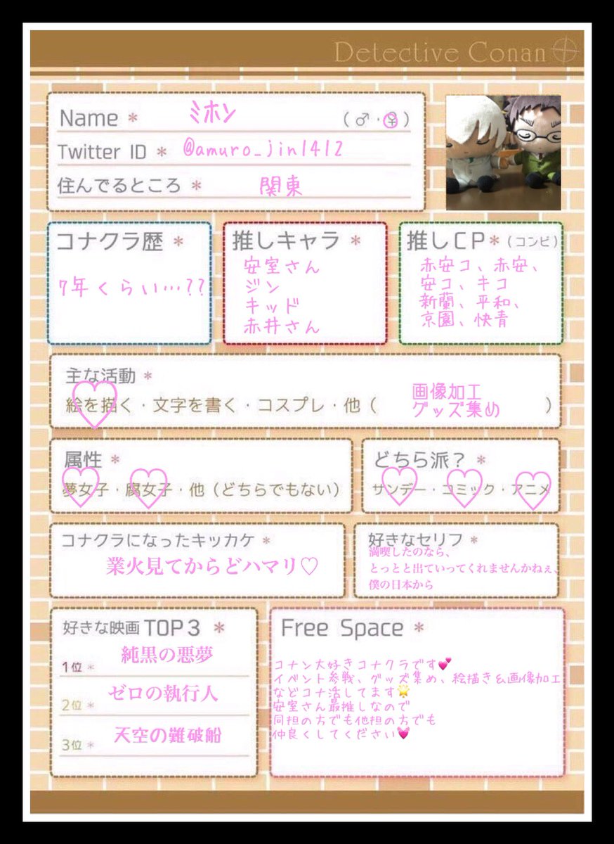 Miho Amuro Jin1412 Twitter