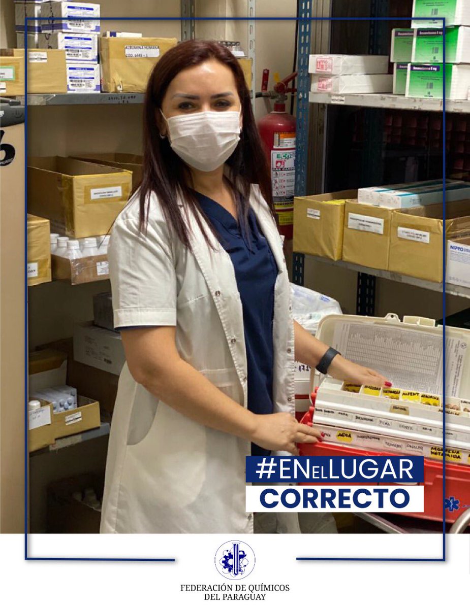 👩🏻‍🔬 Las ganas de servir nos han colocado en la primera fila de batalla. Con orgullo por nuestra profesión y nuestra patria...Hoy más que nunca #EnElLugarCorrecto.🧪