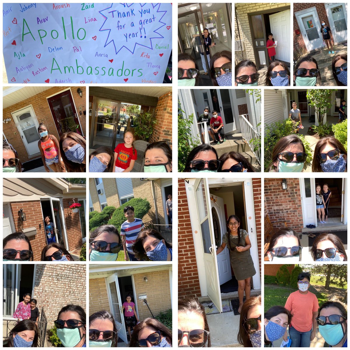We couldn’t let the end of the year go by without thanking our amazing #ApolloAmbassadors for all of their hard work, so we brought the celebration to them! 🎉 <a href="/mssharp4/">Ms. Sharp</a> and I LOVED seeing these smiling faces today! 😊 #ApolloPride63 #63Success
