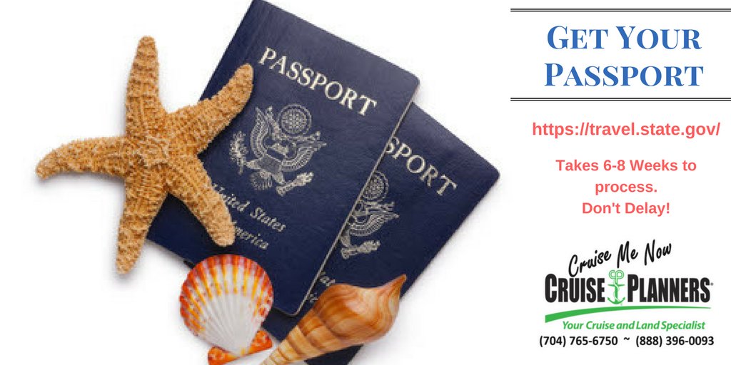 CruiseMeNow's tweet photo. Get Your Passport. Can take 6-8 weeks. Don't Delay! https://t.co/z4CeME0XSZ ~~~~~#travel #cruise #lp #family https://t.co/Jeks9xGc4p