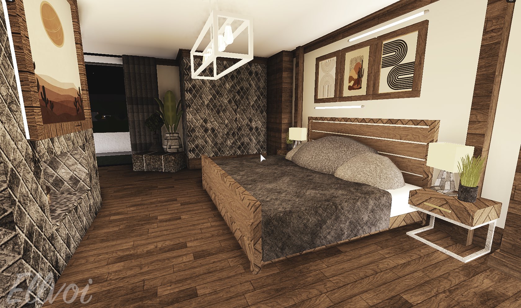 Cute Master Bedroom Ideas Bloxburg - Douroubi