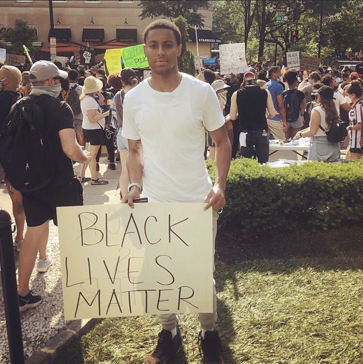 📍Black Lives Matter Plaza, Washington, DC 
It took a pandemic, lockdown, and 3 recent unjust murders for the world to take a moment and realize we still don’t have the equality we deserve. #enoughisenough #blacklivesmatter