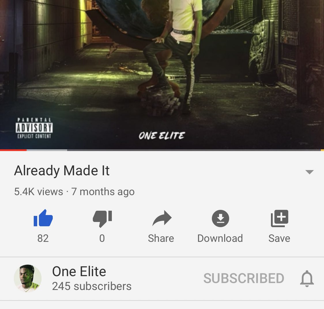 oneelite__'s tweet image. #oneelite #alreadymadeit #youtube #music