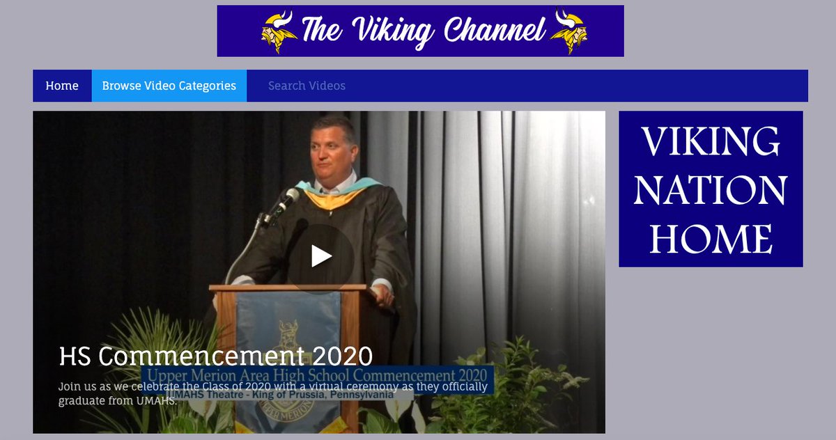 For our families watching on Comcast here is our schedule for the remainder of the evening.

8pm-Commencement 2020
9:27pm-MS Moving Up Ceremony
10pm-Commencement 2020
11:27pm-MS Moving Up

This schedule will repeat tomorrow with Commencement airing at the top of every even hour.