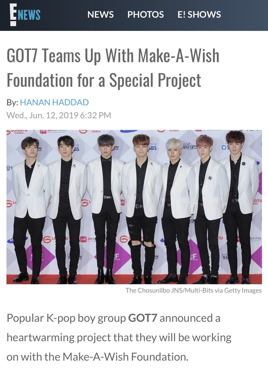 because they always tried their best to support good cause like working with Make a wish campaign, UNICEF, Goodwill ambassador and being part of suicide prevention campaign