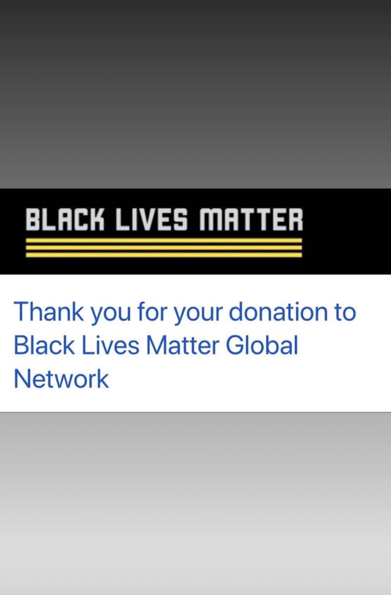 Because they supported blm