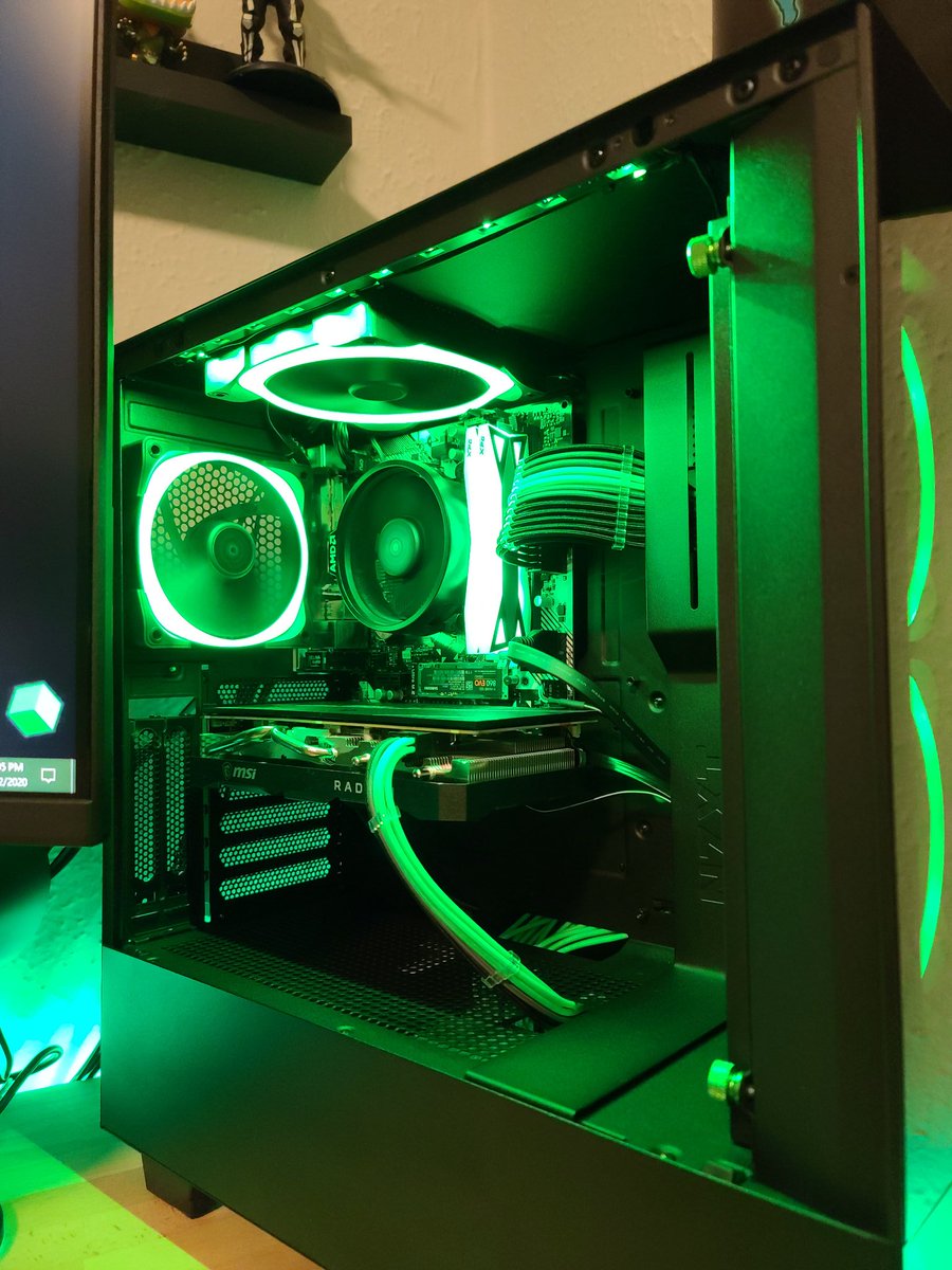 Hey guys! Just wanted to say that I'm still around, actually made some upgrades on my PC over the last few months! See my updated setup below! Any suggestions on a name? #razerbattlestation #NZXT #duckykeyboard