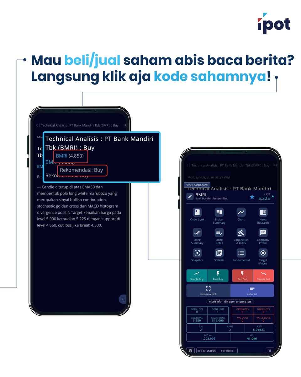 indopremier's tweet photo. Sobat IPOT,
Dalam IPOT News di app yang baru, kamu bisa menemukan berita terlengkap mengenai ekonomi dan keuangan. Nah, yang paling kerennya nih, kamu bisa langsung beli/jual saham yg ada pada artikel tersebut hanya dengan men-tap kode sahamnya
#SemuaPakaiIPOT #SemuaBisaInvestasi https://t.co/1KiLnwic9k