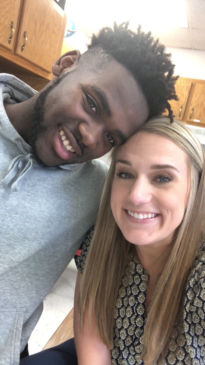 JCLibby43's tweet photo. I will forever and always cherish this smile ❤️🖤😇 fly high, Orentheus. You made me a better educator, better person, and better friend. Thank you for always being a light to brightens everyone’s day. https://t.co/gFnnqlMRVF