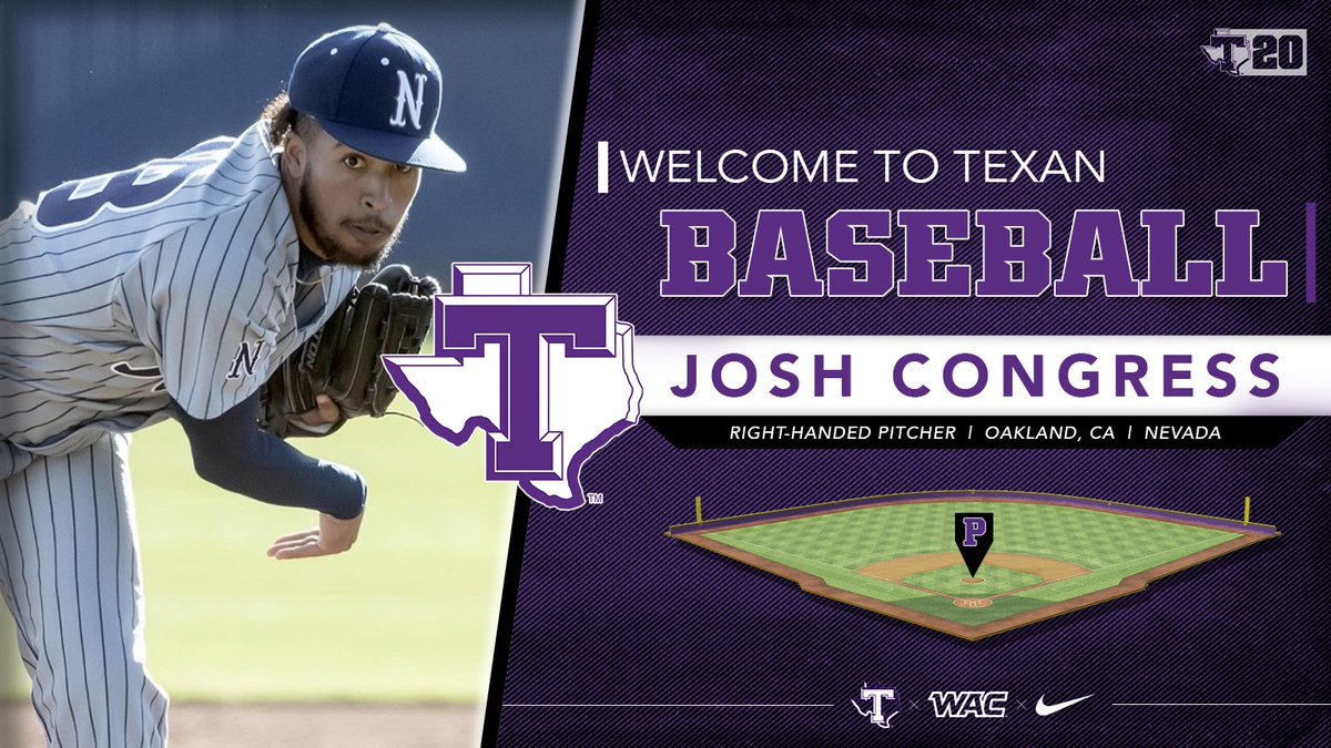Welcome to Tarleton, Josh Congress! 

Josh has electric stuff &amp; brings a great deal of experience to our pitching staff. ⚾️💪🏼 

#TexanNaton | @josh_congress