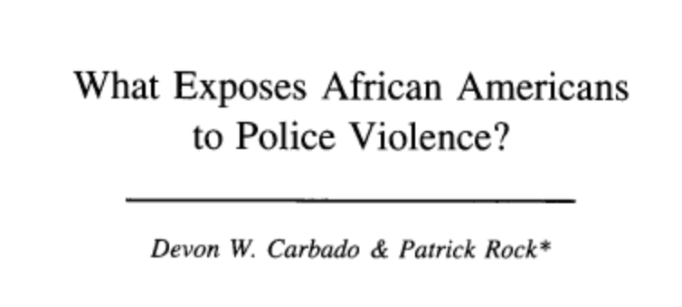 118/ "Fram[ing] excessive force as a problem that derives from rogue police officers ... obscures the structural dimensions of police violence and ignores ... that conscious racial animosity likely accounts for a small percentage of racially-inflicted police conduct."