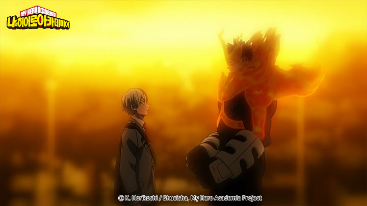 [(더빙) 나의 히어로 아카데미아 4기 이번주 예고] 엔데버는 갑자기 나타난 하이엔드와 맞서 싸운다. 엔데버는 뛰어난 재생능력과 사고력을 가진...