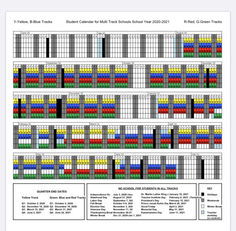 Kapolei Middle School Calendar District Calendar 2022
