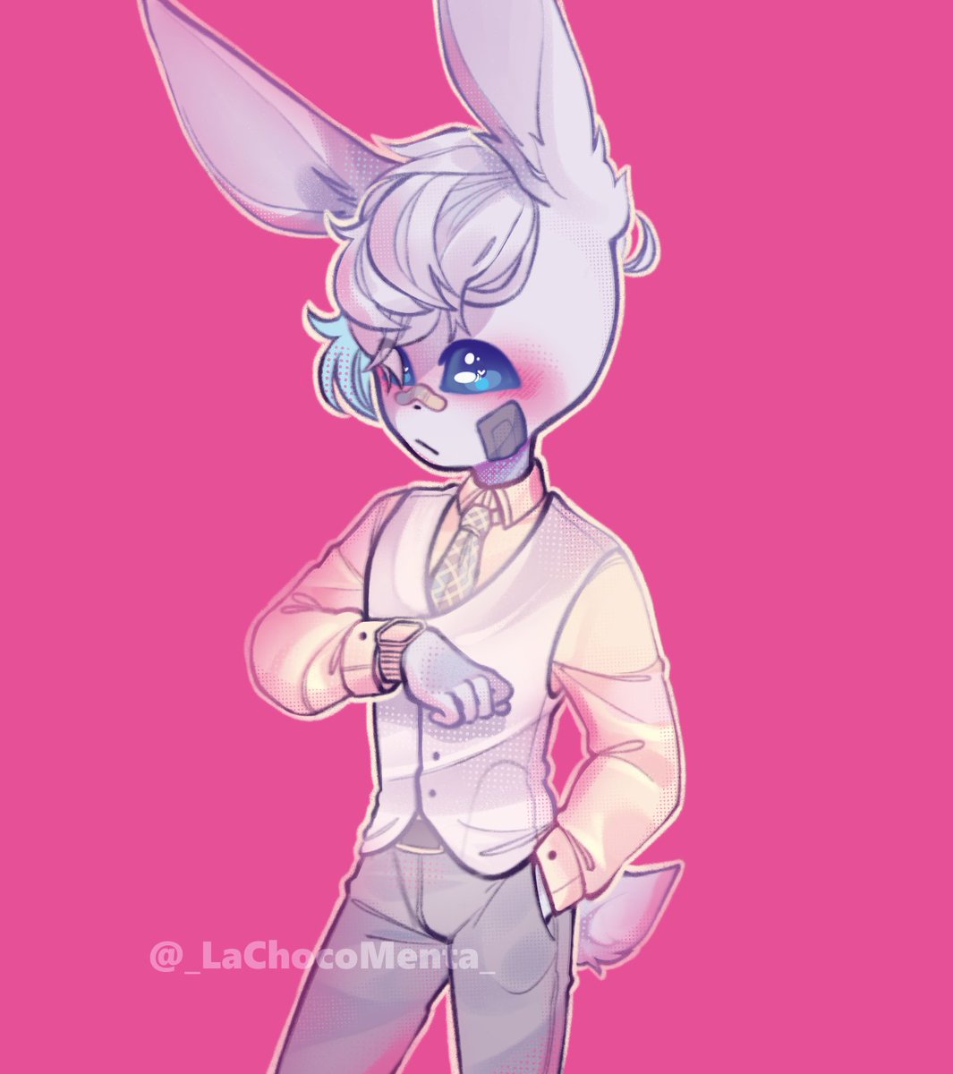 _LaChocoMenta_'s tweet image. Un Conter de traje porque quiero, y porque puedo, a que le queda bien el blanco?
#DibujosPalConejo