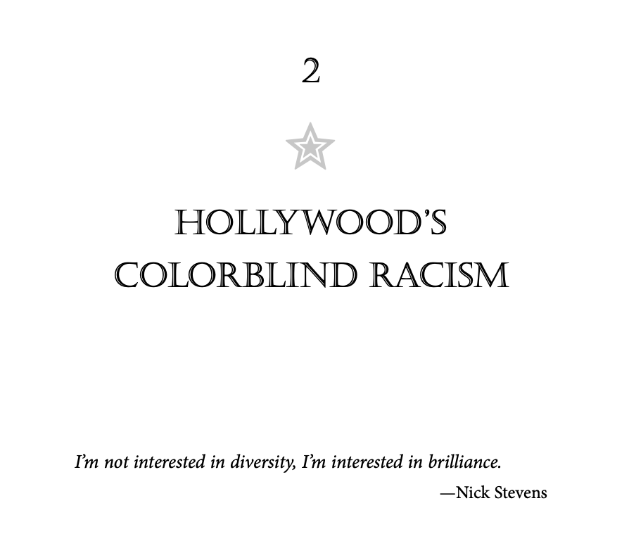 nancywyuen's tweet photo. Hollywood folks who want to fight racism in the industry: I bust common misconceptions like meritocracy &amp; market-driven arguments in @ReelInequality Ch 2: HOLLYWOOD'S COLORBLIND RACISM. I am making this chapter available to download for the first time. https://t.co/QYsBKaIMVE https://t.co/PNBfhkUeen