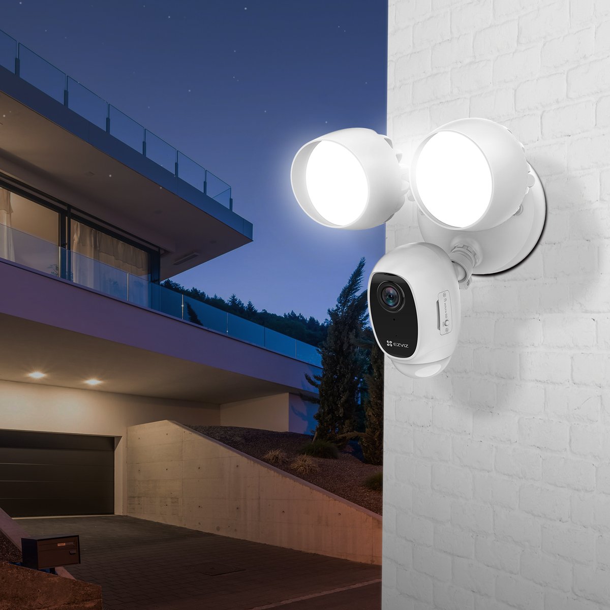 EZVIZ_Global's tweet photo. Meet the evolution of outdoor security! The LC1C shines the lights on all your blind spots with two ultra-bright floodlights. 💡💡

#EZVIZ #EZVIZLife #SmartHome #SmartLife #LC1C #Bright https://t.co/dmrEoPAUZF