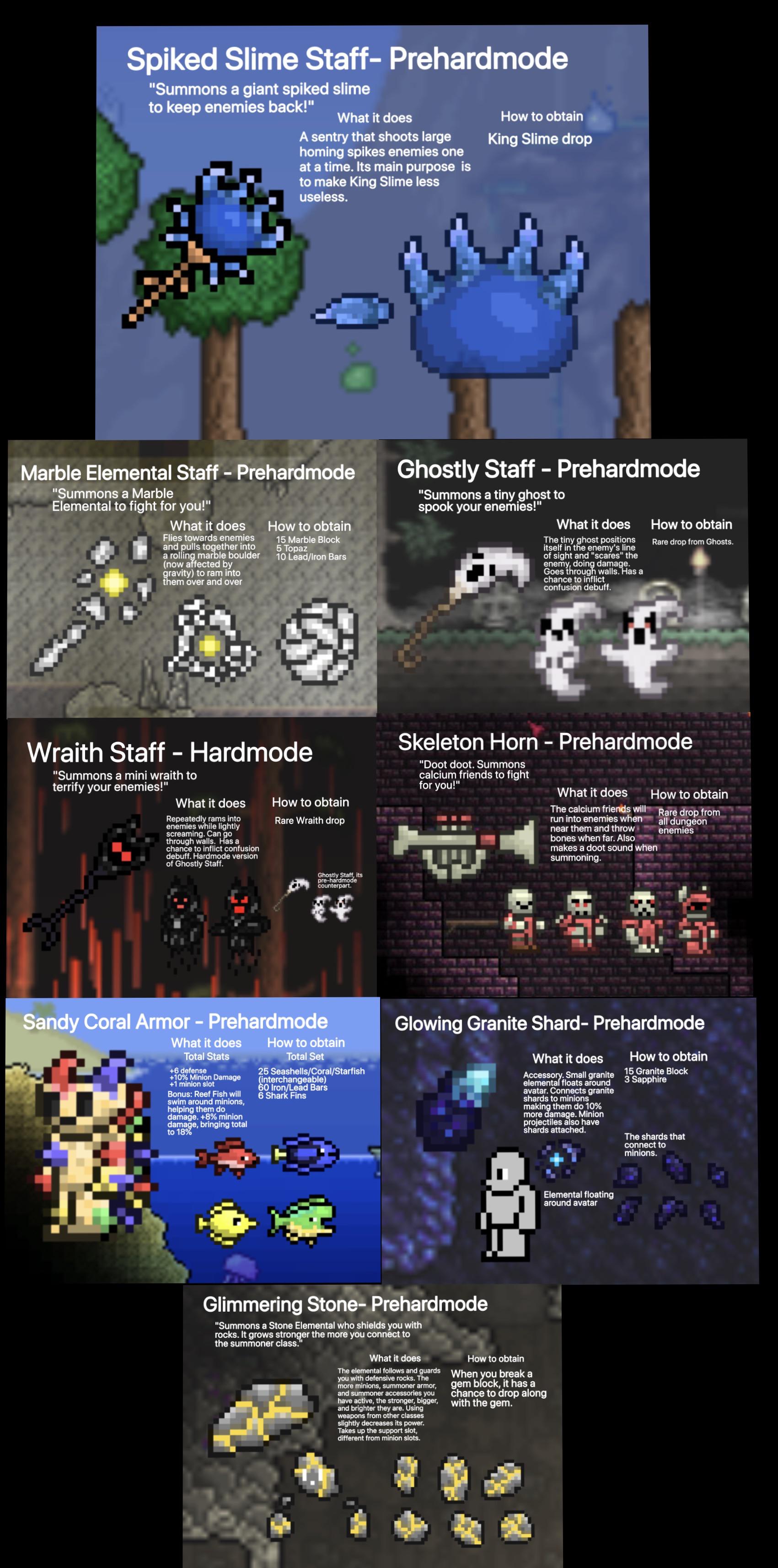 r/Terraria 🌳 on X: “Making summoner stuff Part 8: Spiked Slime 