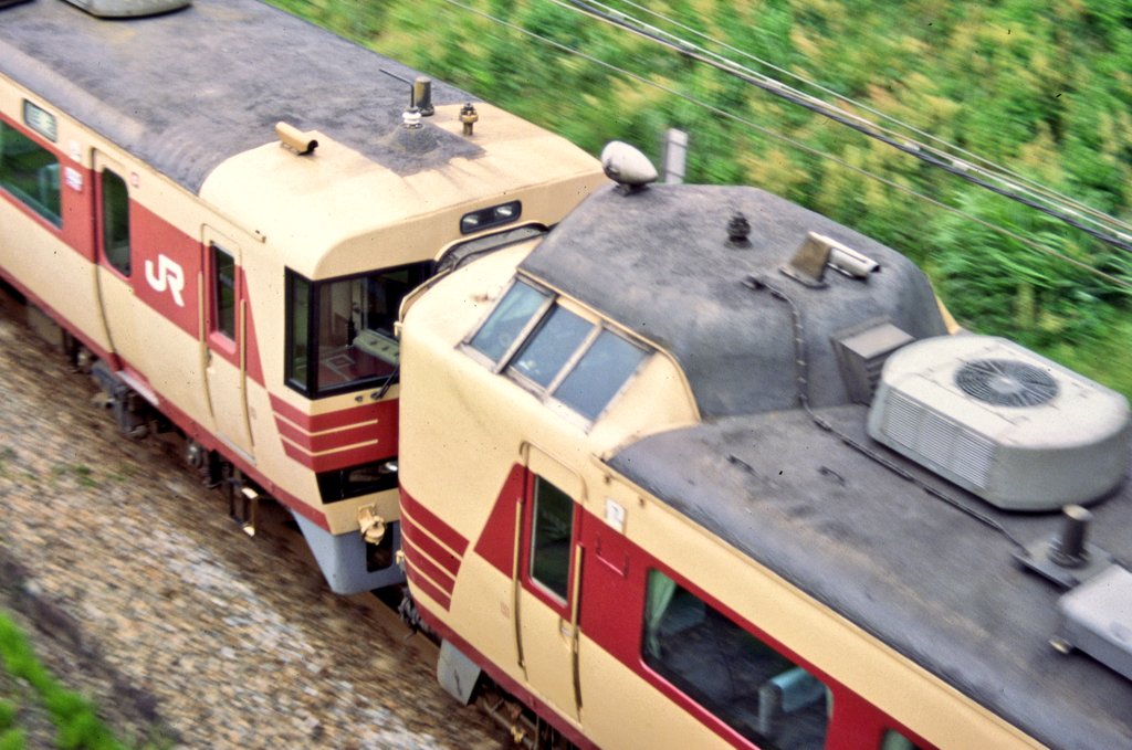 クモハ＋クハ #スーパー雷鳥 #しらさぎ #485系 #489系 #カラー