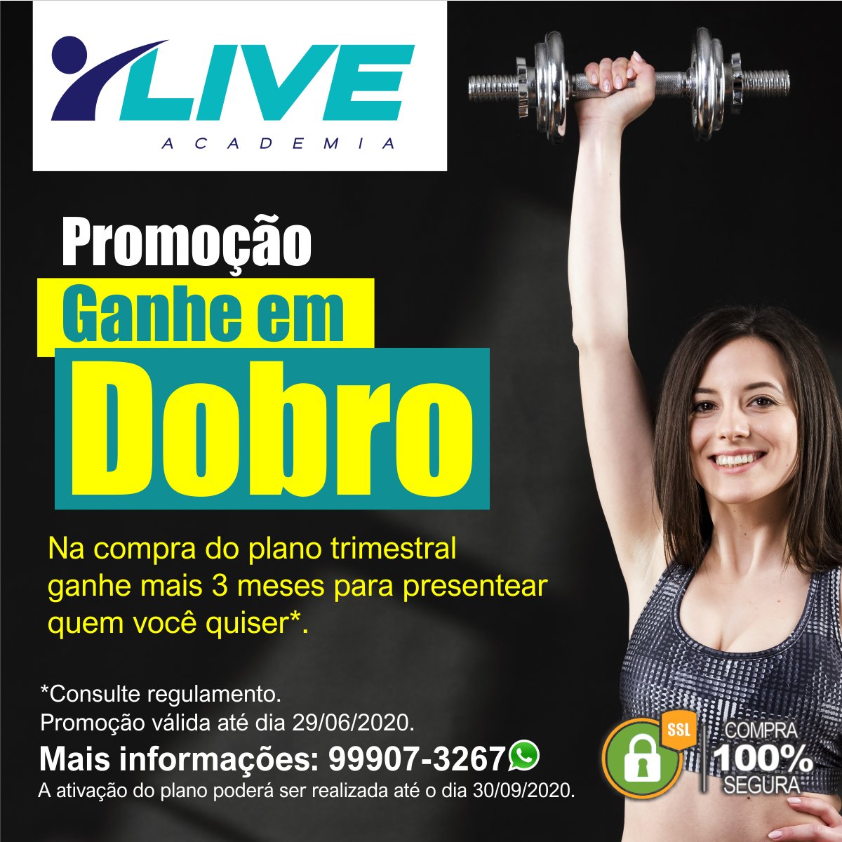 O estilo de vida que você leva te faz bem?
Quem preza pela qualidade de vida ganha mais oportunidades para definir o seu próprio destino. Então tome uma atitude agora mesmo. 
Adquira já seu plano antes que acabe!
Clique no link bit.ly/3eJPNlW saiba mais!