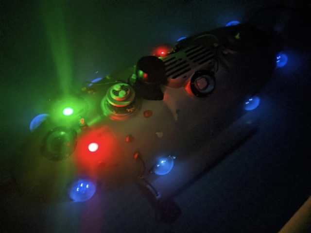 UamTec's tweet photo. Greetings from UAM Tec, it's been awhile since our last post. We have been working hard on improvements to our newest Sub, Model H1. This picture may look photoshopped, but it is not. It was taken during testing in night mode. Pretty cool huh! 

Stay tuned, more updates to come! https://t.co/1T9fE2N77T