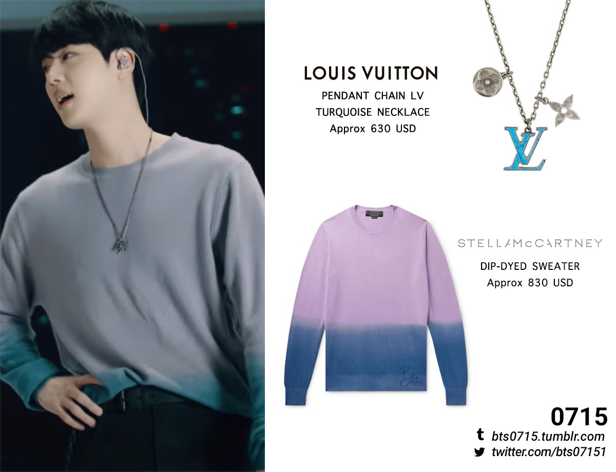 lv purple sweater