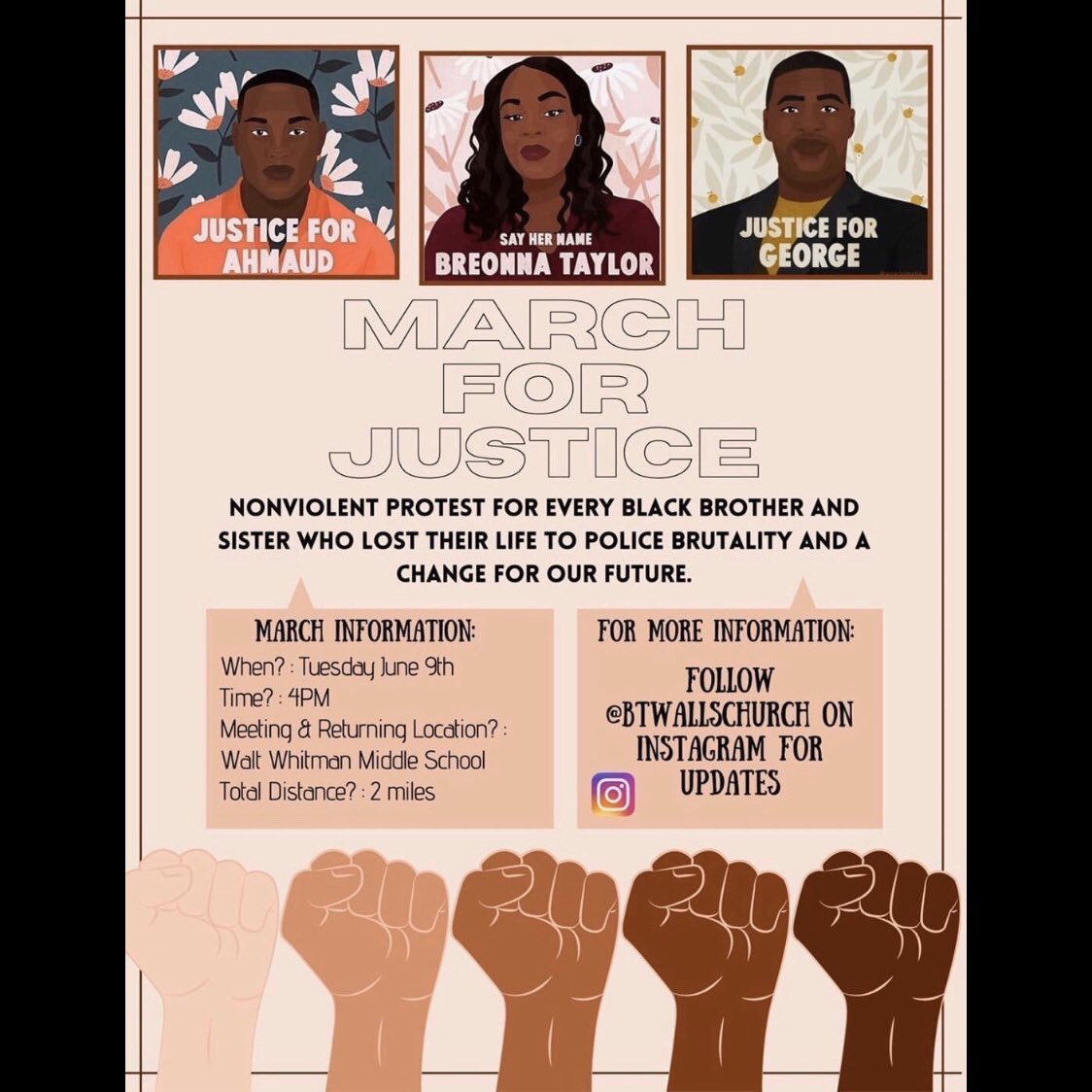 dcteensaction's tweet photo. June 9th protests in #DC, #MD &amp; #NoVA (tweet 1/2)
4pm in Alexandria, VA
4:30pm in Annapolis, MD
5pm in Arlington, VA
#justiceforgeorgefloyd #justiceforahmaud #justiceforbreonnataylor #blmdc #dmv #blmdmv #blmnova #blmmd #pgcounty #baltimore #baltimorecounty https://t.co/K2yRkxVxJd