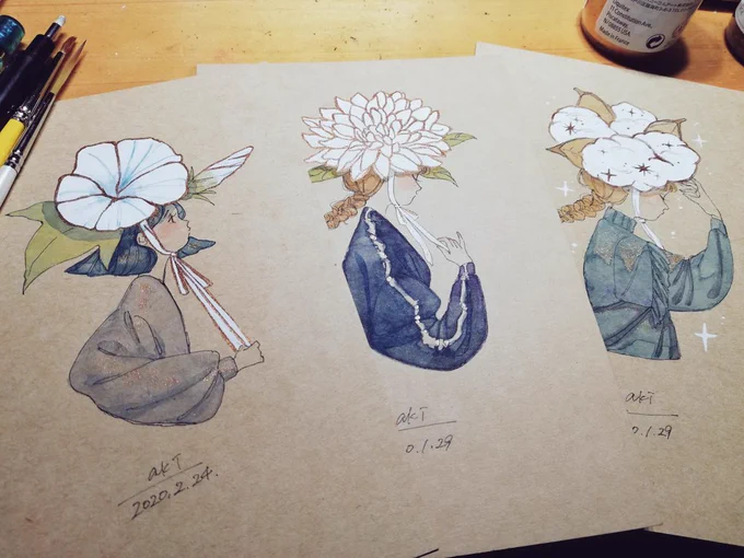 こんな感じのお花シリーズをもっと増やしたいので、テーマにするお花募集します...!
この花オススメだよ、好きだよっていうのがあればぜひ描きたいので、リプやらDMやら質問箱やらで教えてください...?‍♀️? 