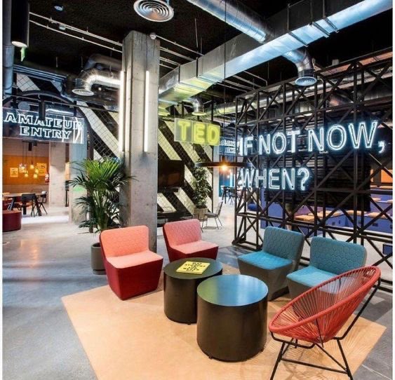 sunshyne_intl's tweet image. The Best Place In Office!! Chill Zone Cafeteria!!! #cafeteria #officecafe #office #officedesign #cafe #chill #moderninterior #colorful #comfort #interior #interiordecor #sunshyneinternational #conceptstoreality #bengaluru