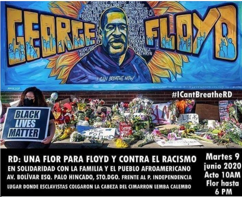 ismaelpenzo's tweet photo. Repudiamos todo tipo de discriminación y violencia pero George Floyd fue asesinado en Estados Unidos no en RD por lo que no entendemos que rayos tienen que hacer los fusionistas en el Altar de la patria. No somos racistas y como República nunca tuvimos esclavos, dejen su payasada https://t.co/R3uxSbGWRg