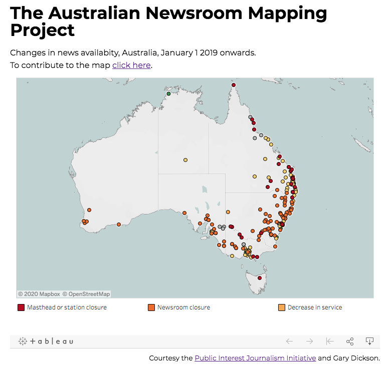 Local news sources are closing across Australia, and #COVID19 has accelerated the decline.

<a href="/PIJI_Journalism/">Public Interest Journalism Initiative</a> are tracking the devastation – and some reasons for hope.

@gzy_d explains: theconversation.com/local-news-sou…