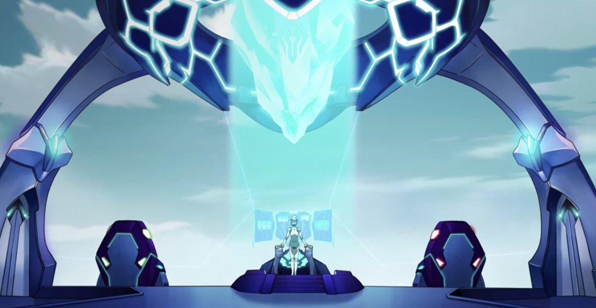 Not only that, but we also learn that her Castle is the team's space ship, and she is the captain. Note Allura’s location on the bridge - she’s even higher than that of Shiro, the Black Paladin, aka “The Leader.” She runs this shit.