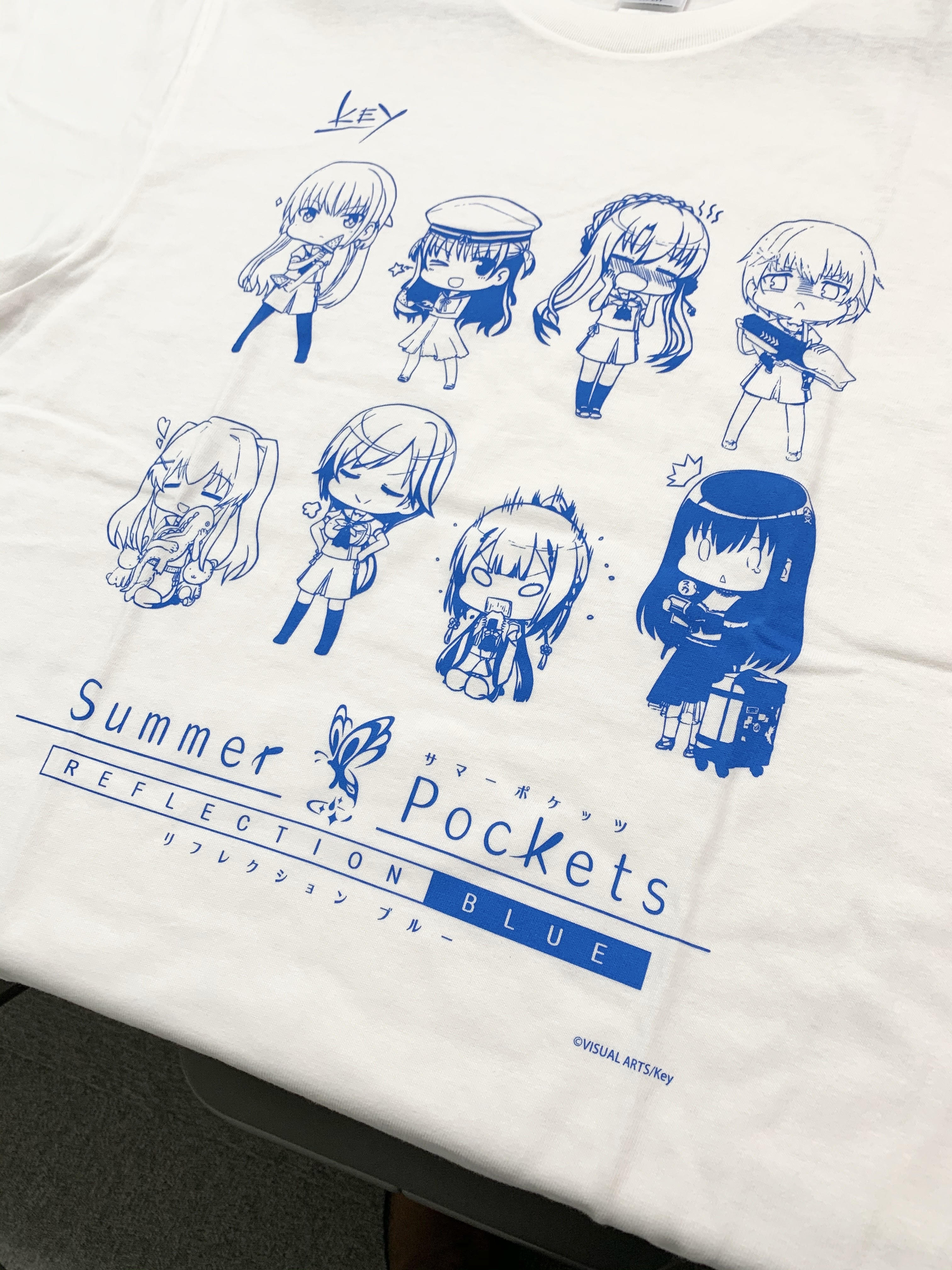 グッズ-Tシャツ】Summer Pockets 鳴瀬 しろは 両面フル