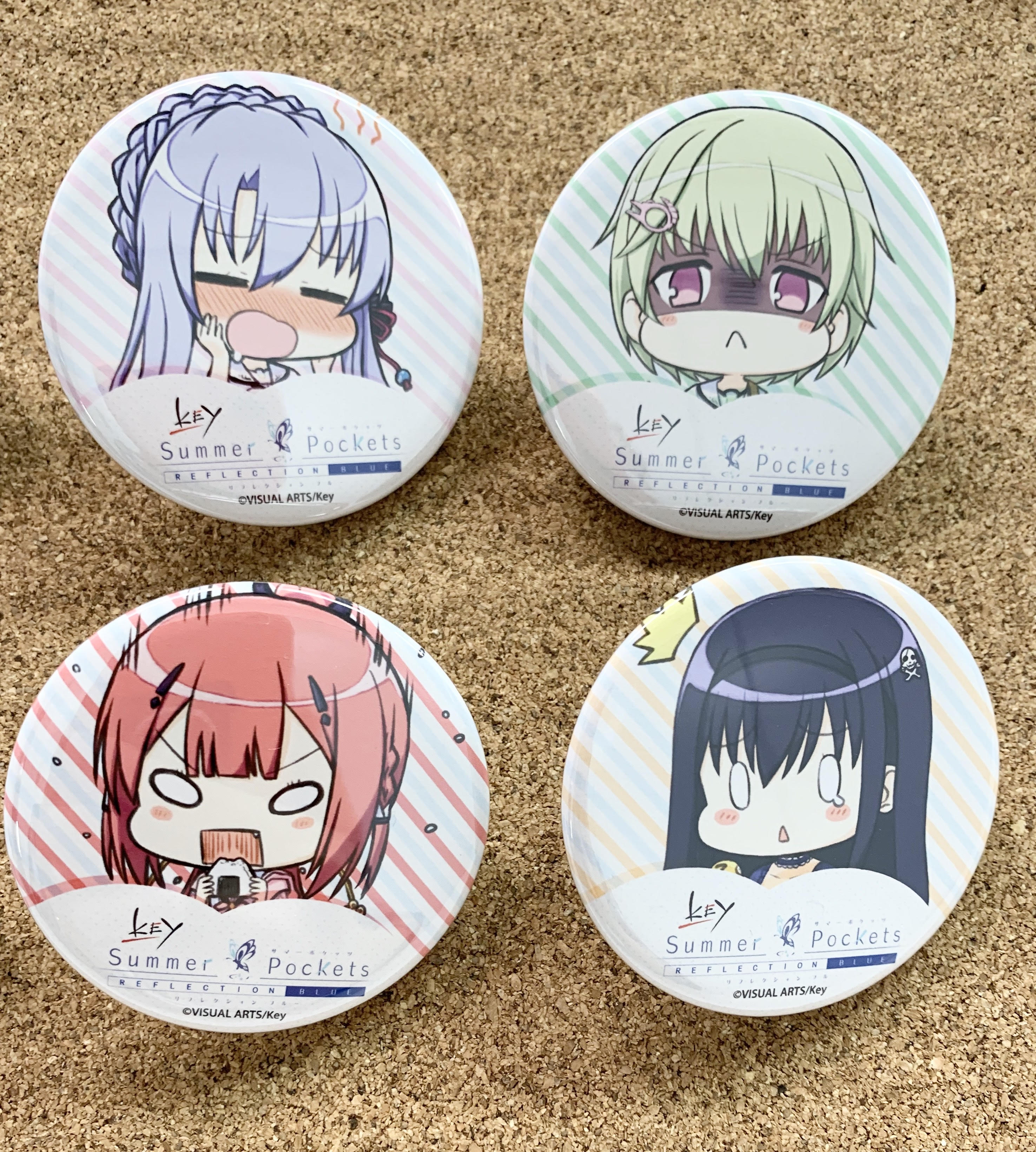 Amazon.co.jp: Summer Pockets 鍵袋 缶バッジセット サマポケ