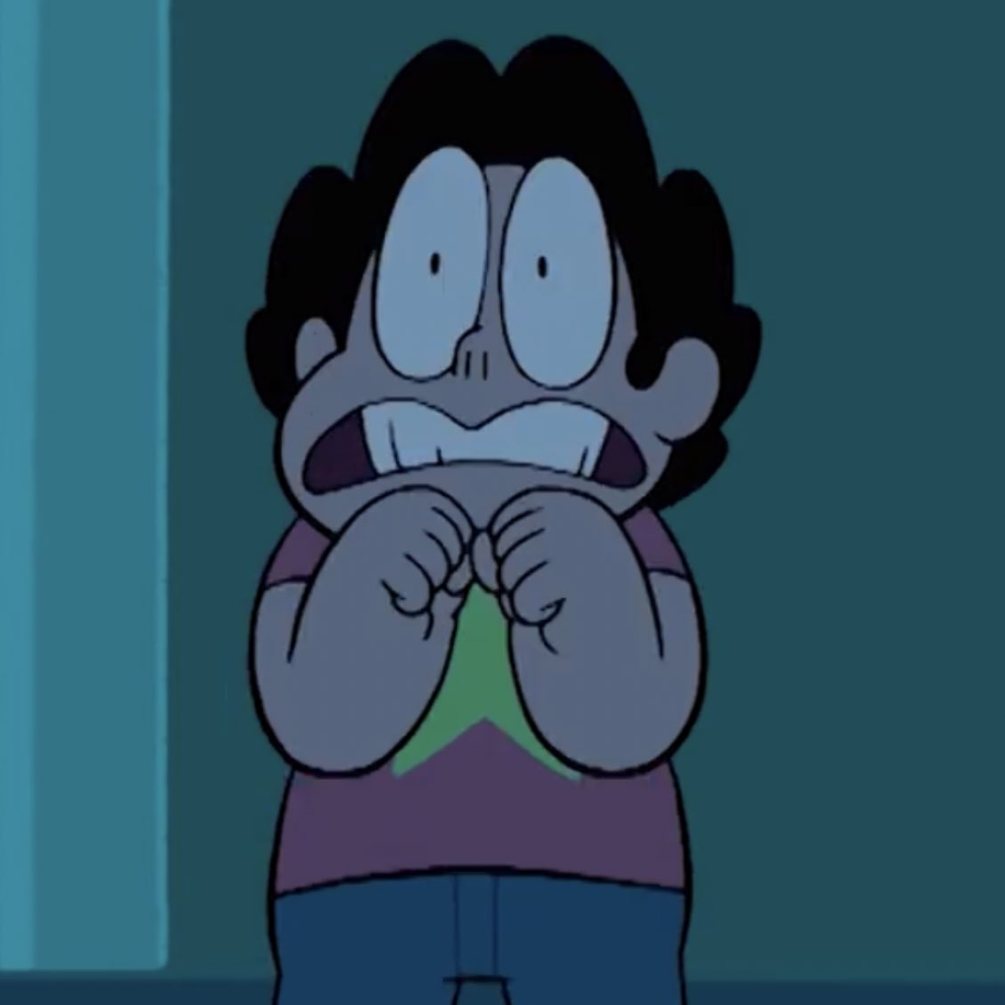 I accidentally caught this legendary Steven face.