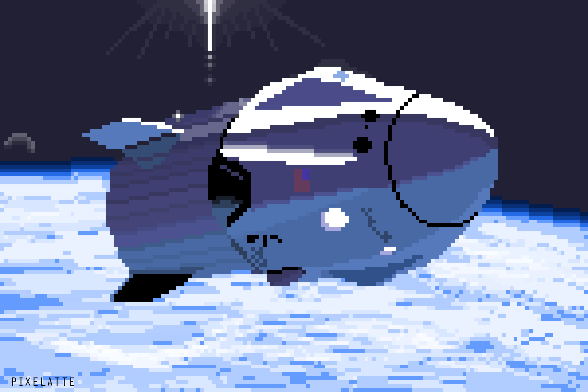 NorthernRenard's tweet photo. Dragon Endeavor
#Pixelart #Pixelatte #endeavor #NASA #dragon #SpaceX #SpaceXDragon #spacexlaunch https://t.co/x9EgKhUT4u