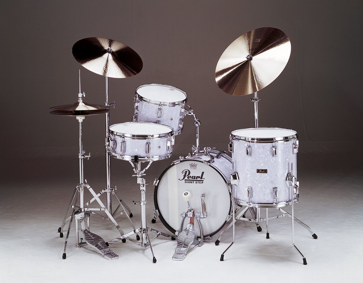パールドラム（ジャイアントステップアーティストシリーズ） 中古】PEARL / 80's GX(GIANT STEP)22.12.13.16 4点セット【送料目安