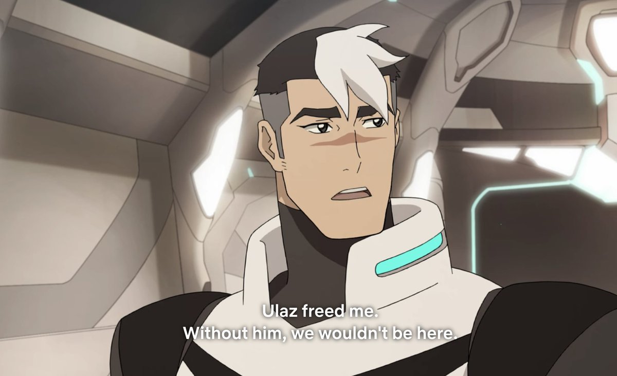 The first is her allowing Galra onto her ship, even though she doesn't want to do it. But she does it for Shiro's story (and then Keith's). She loses control over who gets to come/go of her ship, and as captain, that's a big slap in the face. Even if it's for the "greater good."