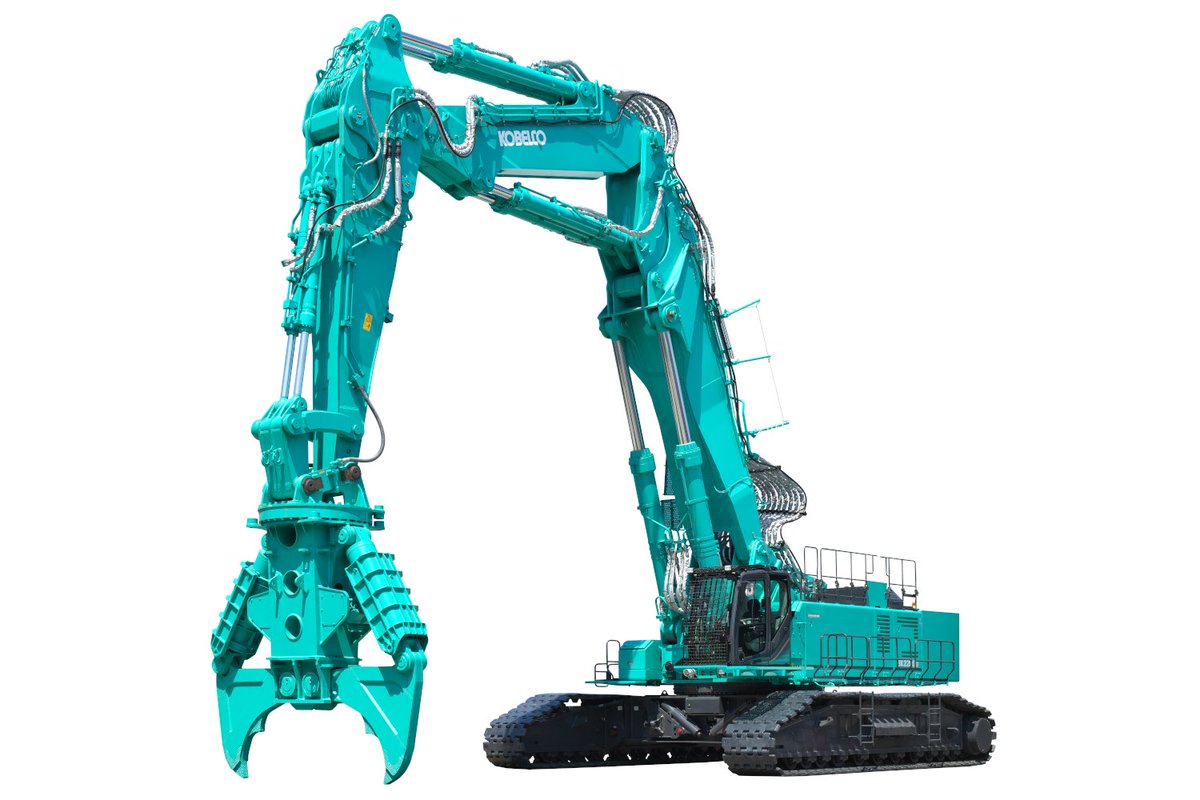 SK2200D」の魅力】 解体専用機「SK2200D」は、とても大きな機械ですが