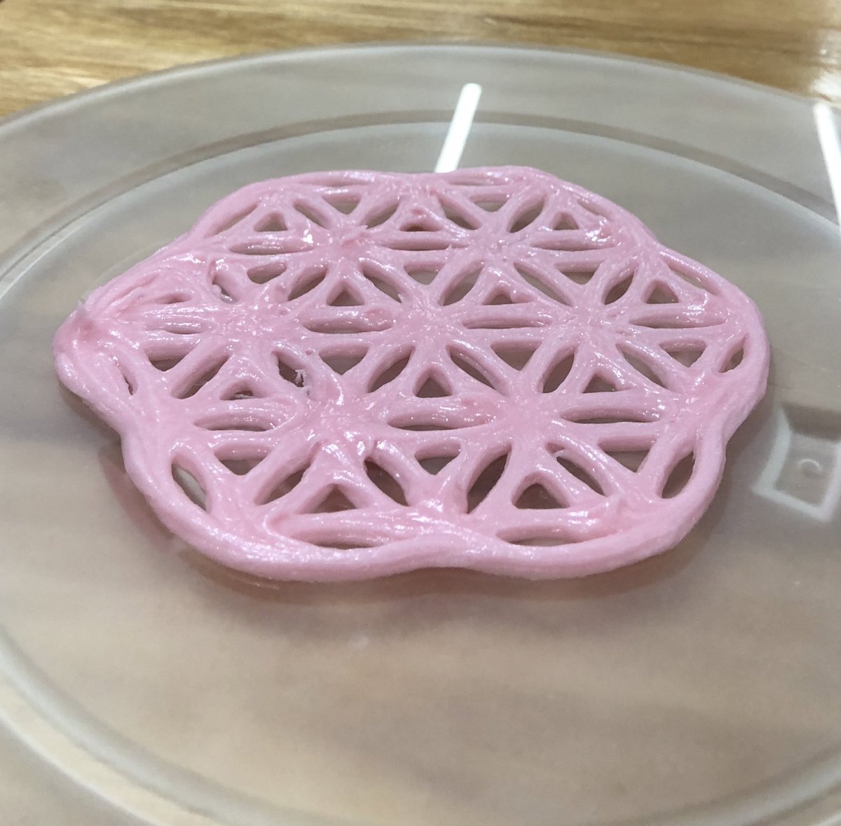 Pretty in pink sugar #3dprintedfood
