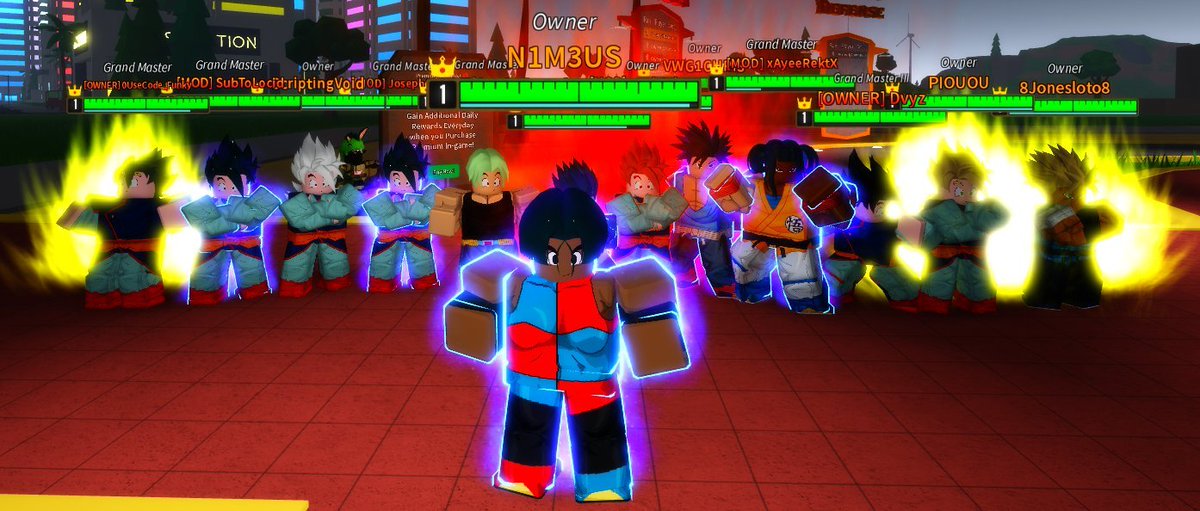 Sage On Twitter Playing Saiyan Rampage W The Boyz Saiyanrampage Roblox Robloxdev Https T Co Vxpcuvqtq1 - roblox owner game