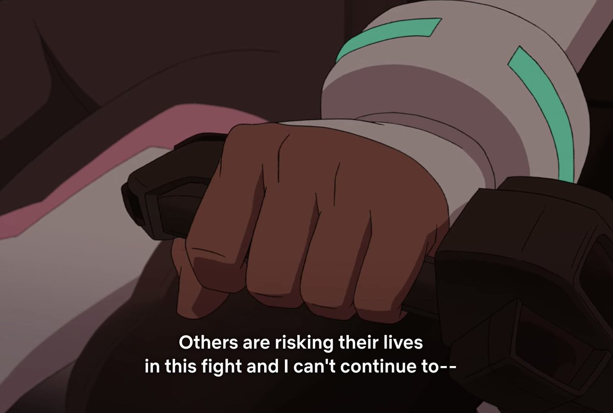 The kiss of death comes when Allura becomes a paladin.It's framed that her inability to pilot the Red Lion is a failure on her. As if being the captain isn't enough, that she should do more - even though she's shown NO interest is being a paladin before this moment.